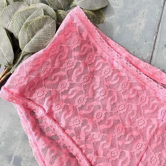 Cacique 18/20 Pink Lace Boyshort Panty | Pink Panties | Floral Lace Panties NWOT - Picture 6 of 8